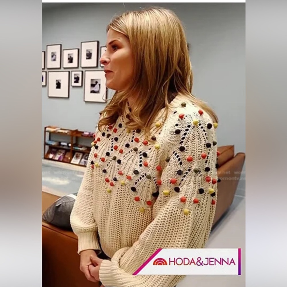 THE GREAT Pom-Pom Knit Sweater - Picture 3 of 10